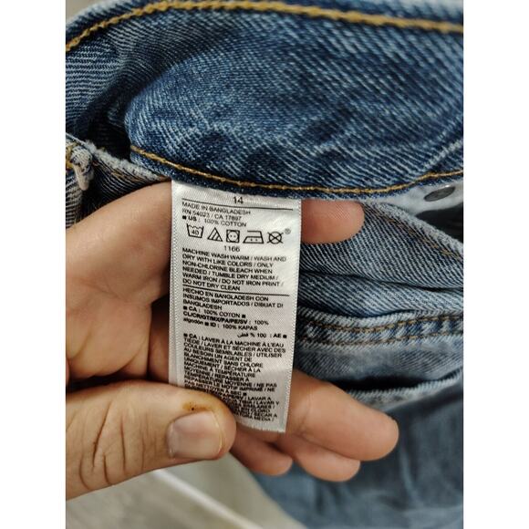 Rewash Brand Women's Jeans Real Curve High-rise Distressed Stretch Size 13x31... - Picture 6 of 9